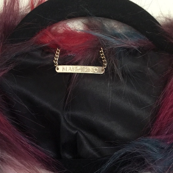 🛍️ SOLD Marciano Faux Fur MulTicolor Jacket S - Picture 3 of 5